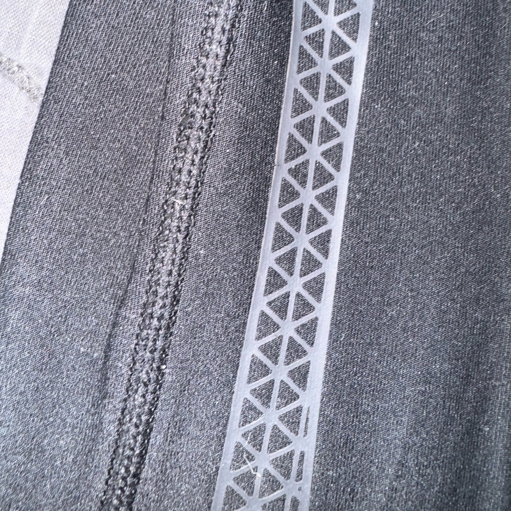 small nike athletic leggings with ankle zipper